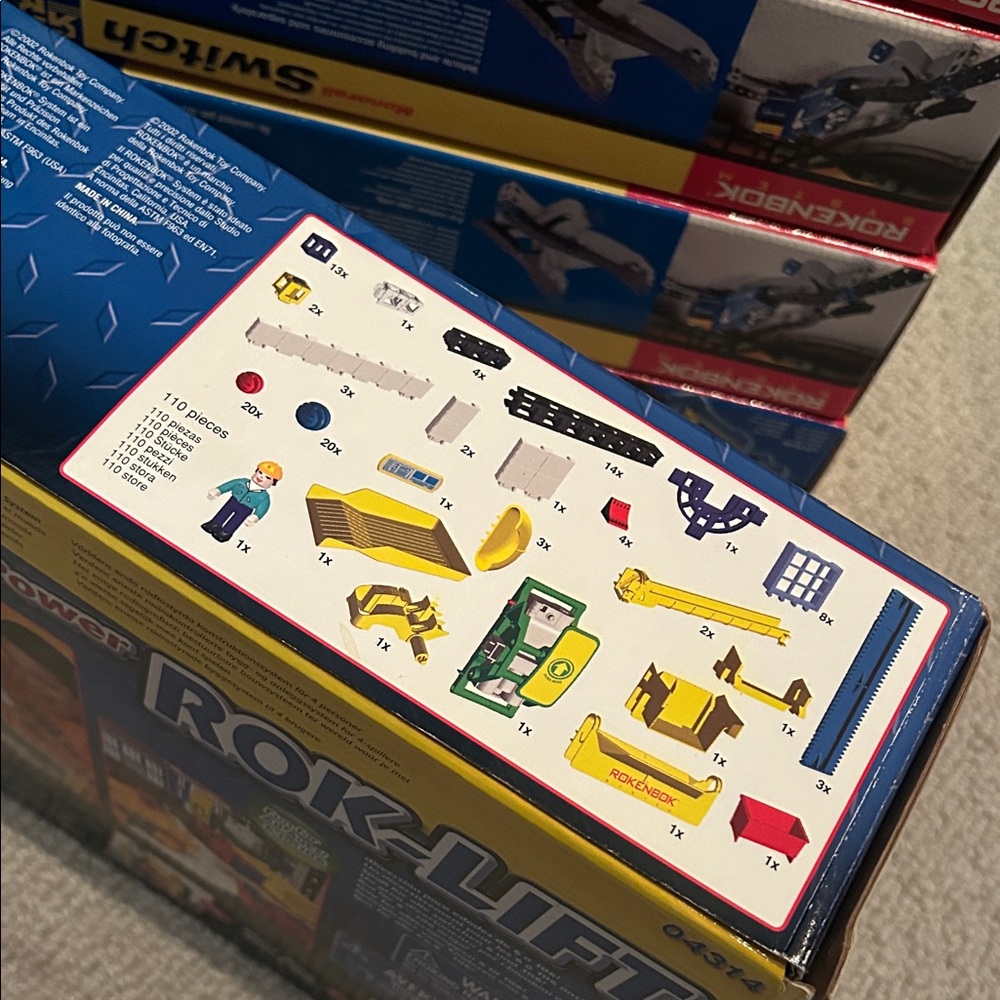 Power ROK-Lift Building Set - Blue and Yellow - Picture 2 of 2